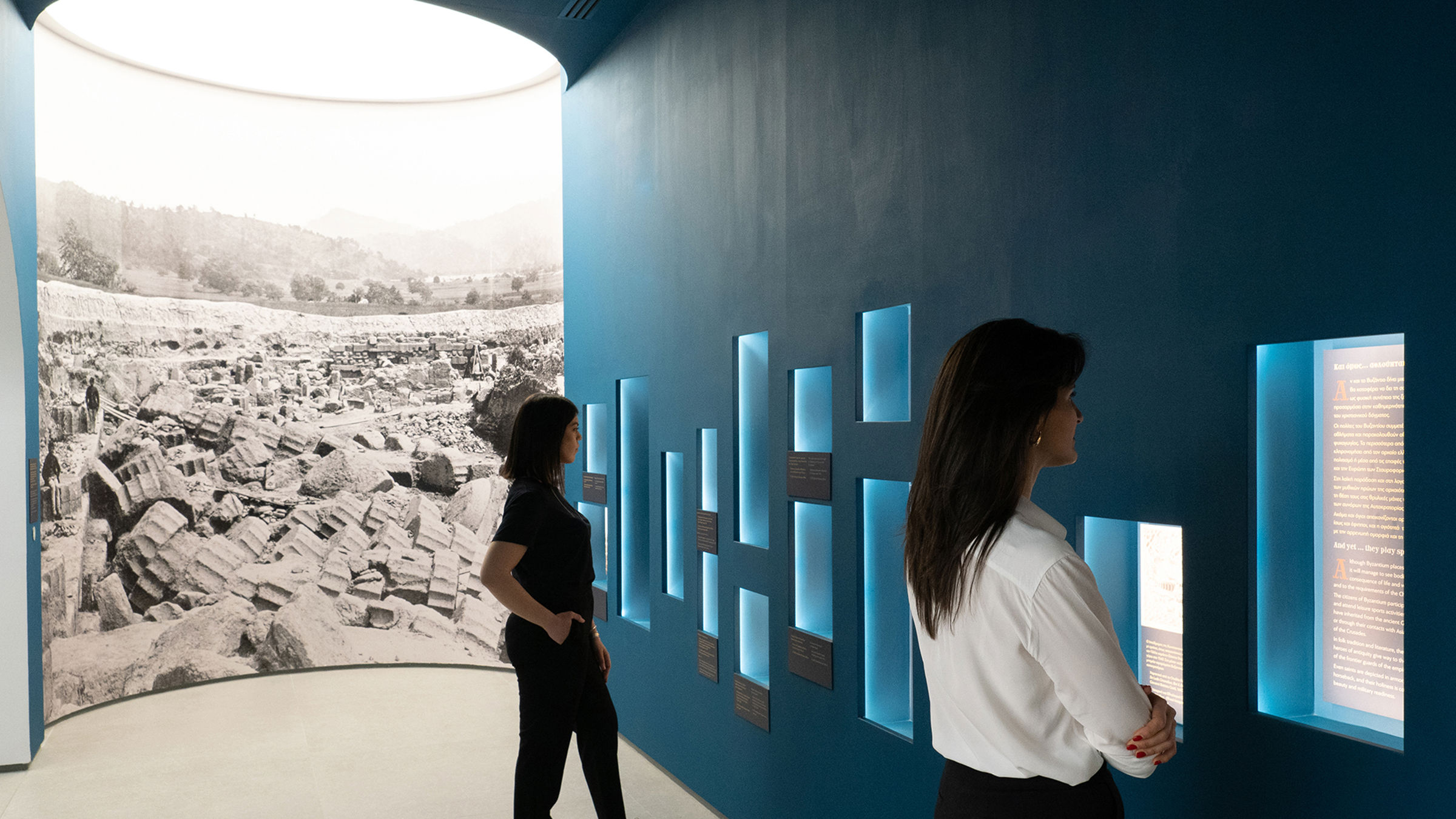 Athens Olympic Museum exhibition space